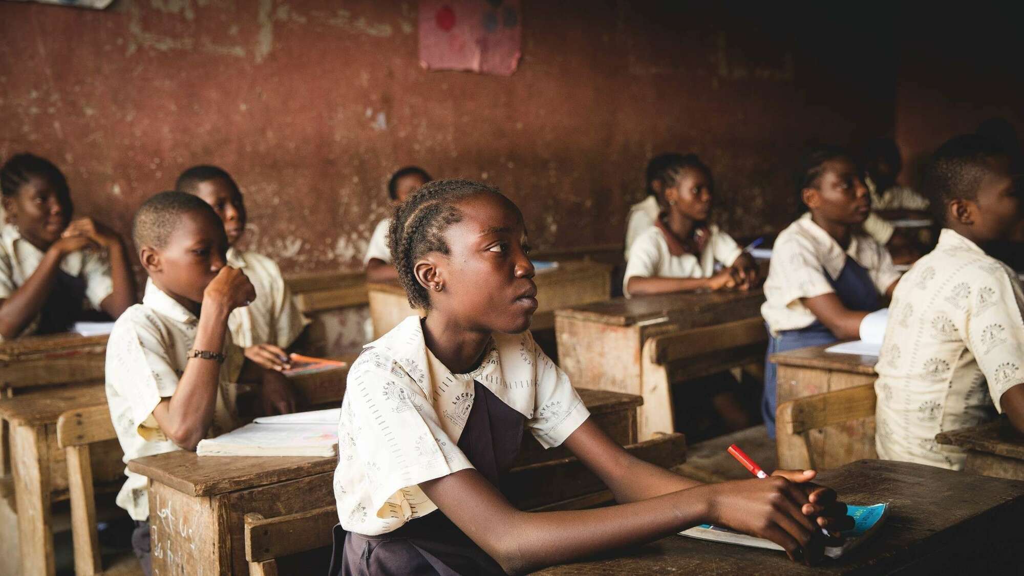 Enfants en classe